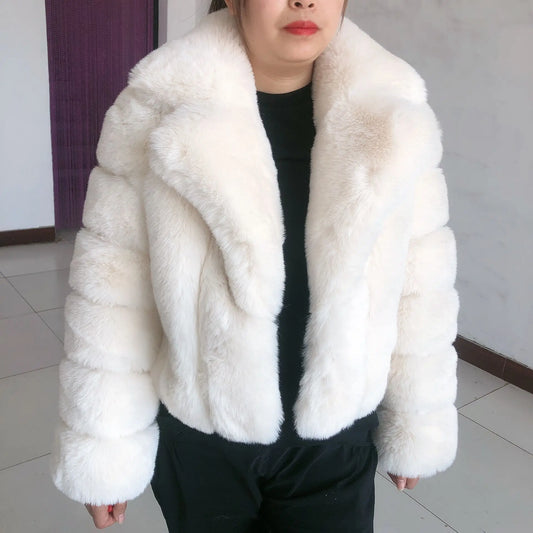 Ladies Faux Fur Jacket