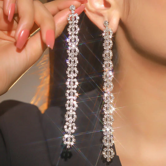 Luxury Long Fringed Earrings